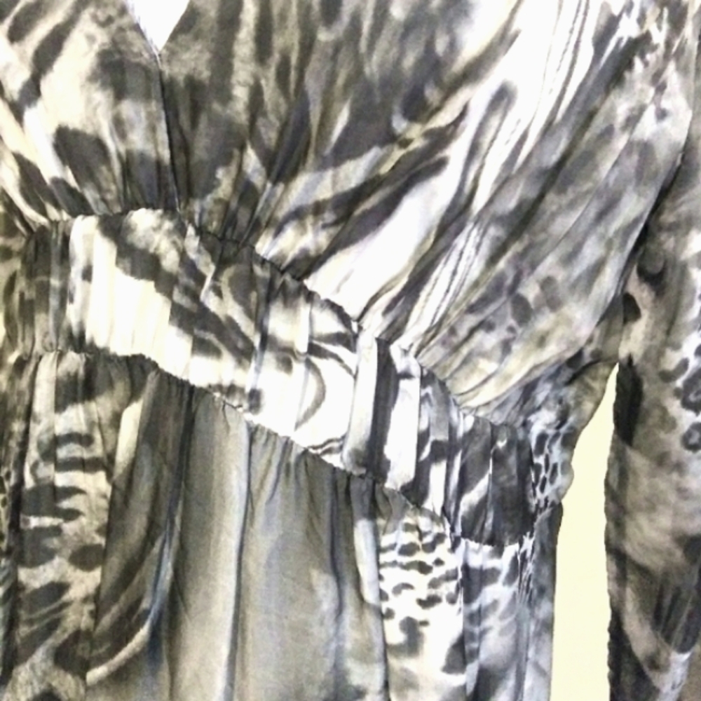 Italian LOLA Dress Black And Grey - Picture 4 of 9
